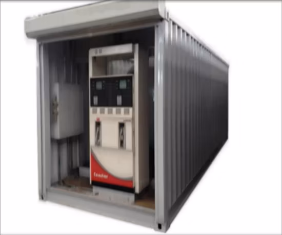 40フィートのポータブルバルクストレージコンテナ化されたセルフバンド式ディーゼル燃料タンク